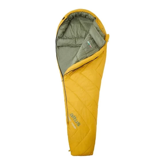 Sacco A Pelo Altus Tibet 1100S +2C Giallo 4 Sacco A Pelo Altus Tibet 1100S +2C Giallo - immagine 2