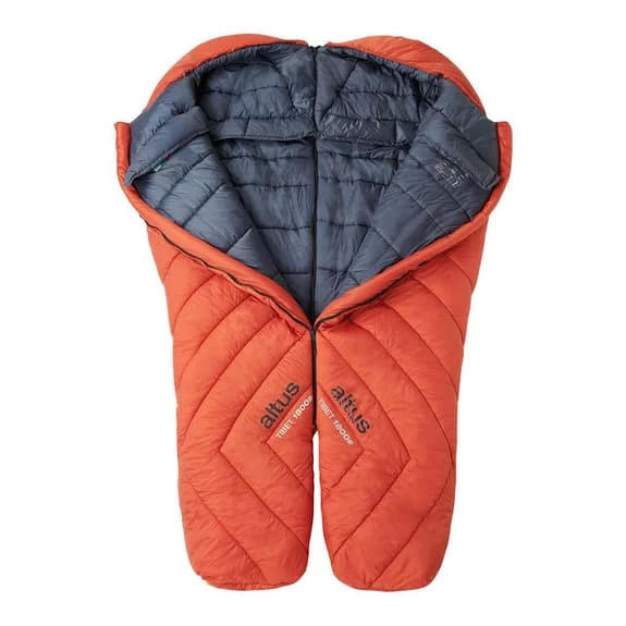 Sacco A Pelo Altus Tibet 1800S -4C Arancione 5 Sacco A Pelo Altus Tibet 1800S -4C Arancione - immagine 3