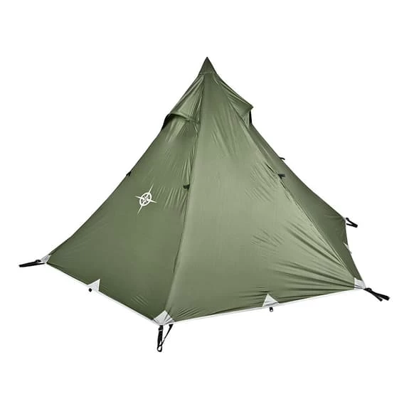 Tenda Columbus Outdoor Tipi 2P UL Verde Kaki 4 Tenda Columbus Outdoor Tipi 2P UL Verde Kaki - immagine 2