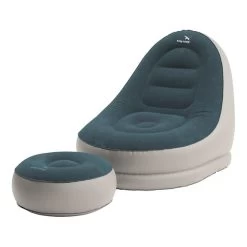 Poltrona Gonfiabile Easy Camp Comfy Lounge Set Grigio Blu