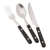 Set Posate Easy Camp Family Cutlery Nero Acciaio -Negozio Di Campeggio All'Aperto es 580034 001