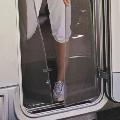 Zanzariera Per Porta Fiamma Moskito Net Grigia -Negozio Di Campeggio All'Aperto fia 03508 01 003