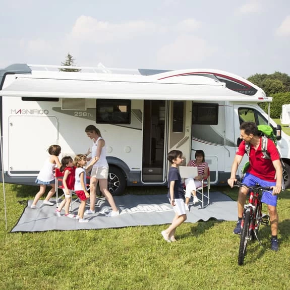 Tendone Fiamma F45S 3m, Bianco Grigio 7 Tendone Fiamma F45S 3m, Bianco Grigio - immagine 5