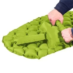 Materasso Gonfiabile + Cuscino Ferrino Air Lite Verde -Negozio Di Campeggio All'Aperto frn 78247nvv 004