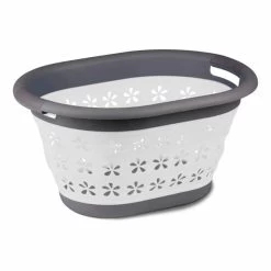 Cesta Pieghevole Kampa Collapsible Laundry Bianco