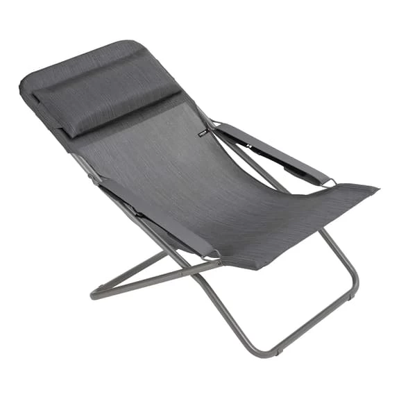 Sedia Pieghevole Lafuma Mobilier Transabed Batyline Duo Grigio Grafite 3 Sedia Pieghevole Lafuma Mobilier Transabed Batyline Duo Grigio Grafite