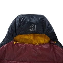 Sacco A Pelo Nordisk Oscar Mummy +10C Rosso Nero Giallo -Negozio Di Campeggio All'Aperto nsk 110483 004