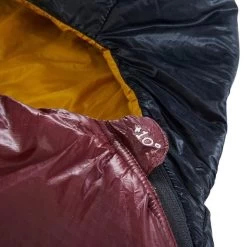 Sacco A Pelo Nordisk Oscar Mummy +10C Rosso Nero Giallo -Negozio Di Campeggio All'Aperto nsk 110483 006