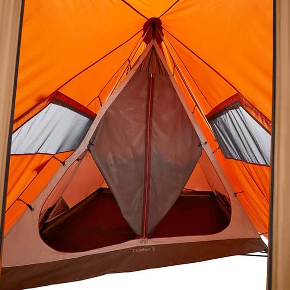 Tenda Da Campeggio Nordisk Thrymheim 3 PU Arancione Marrone 6 Tenda Da Campeggio Nordisk Thrymheim 3 PU Arancione Marrone - immagine 4