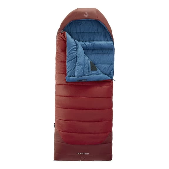 Sacco A Pelo Nordisk Puk Blanket M -2C Granata Blu 4 Sacco A Pelo Nordisk Puk Blanket M -2C Granata Blu - immagine 2