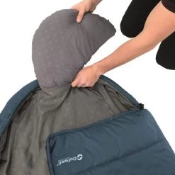 Sacco A Pelo Outwell Canella 13C Zip Sinistra Blu -Negozio Di Campeggio All'Aperto ot 230357 003