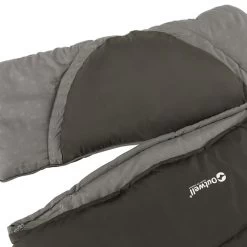 Sacco A Pelo Outwell Contour Supreme 2C Zip Sinistra Marrone Scuro -Negozio Di Campeggio All'Aperto ot 230369 003