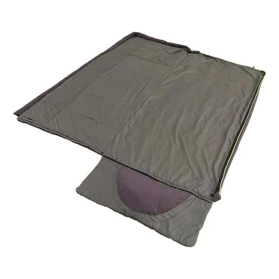 Sacco A Pelo Outwell Contour 7C Zip Destra Viola 4 Sacco A Pelo Outwell Contour 7C Zip Destra Viola - immagine 2