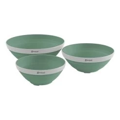 Set Ciotole Pieghevoli Outwell Collaps Verde Menta
