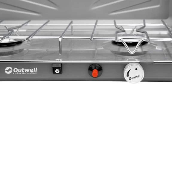 Cucina Portatile Outwell Annatto 2 Fornelli EN417 Grigio 6 Cucina Portatile Outwell Annatto 2 Fornelli EN417 Grigio - immagine 4