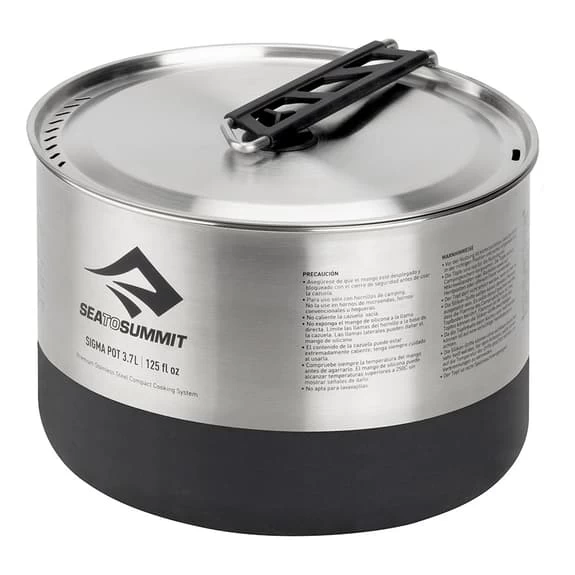 Pentola Sea To Summit Sigma Pot 3.7L Grigio Chiaro 4 Pentola Sea To Summit Sigma Pot 3.7L Grigio Chiaro - immagine 2