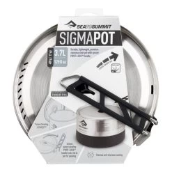 Pentola Sea To Summit Sigma Pot 3.7L Grigio Chiaro 11 Pentola Sea To Summit Sigma Pot 3.7L Grigio Chiaro -Negozio Di Campeggio All'Aperto sts aki3009 02411807 005