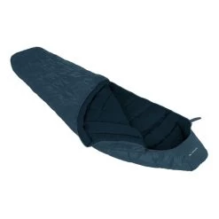 Sacco A Pelo Vaude Sioux 400 S SYN Cerniera Destra Blu Navy